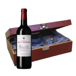 Buy Chateau Haut Pingat Bordeaux In Luxury Box With Royal Scot Wine Glass