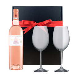Buy Chateau la Gordonne Verite du Terroir Cotes de Provence Rose And Bohemia Glasses In A Gift Box
