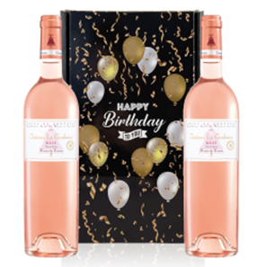 Buy Chateau la Gordonne Verite du Terroir Cotes de Provence Rose Wine Happy Birthday Wine Duo Gift Box (2x75cl)