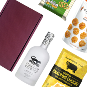 Buy Clouded Leopard Artisan Dry Gin 50cl Nibbles Hamper