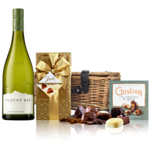 Buy Cloudy Bay Sauvignon Blanc 75cl White Wine And Chocolates Hamper