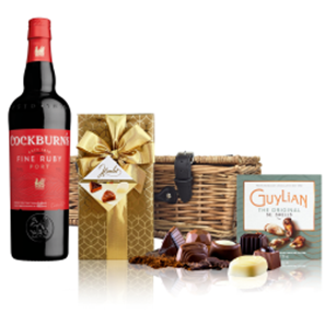 Buy Cockburns Fine Ruby Port 70cl And Chocolates Hamper