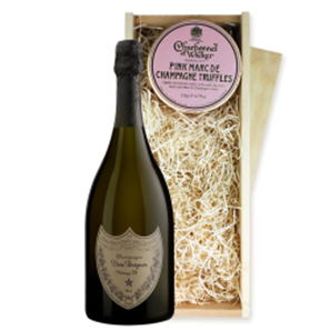 Buy Dom Perignon Brut, 2013, 75cl And Pink Marc de Charbonnel Chocolates Box
