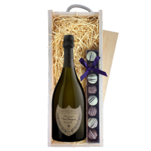 Buy Dom Perignon Brut, 2013, 75cl & Truffles, Wooden Box