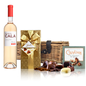 Buy Domaine de Cala Prestige Rose Wine 70cl And Chocolates Hamper