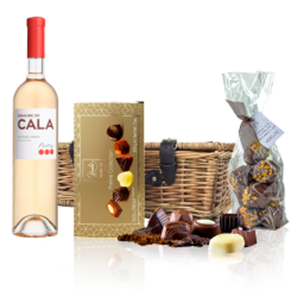 Buy Domaine de Cala Prestige Rose Wine 70cl And Chocolates Hamper