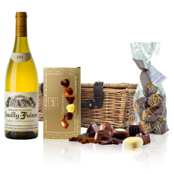 Buy Domaine de Pouilly Pouilly-Fuisse 70cl White Wine And Chocolates Hamper