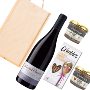 Buy Domaine Mourchon Cotes du Rhone Tradition 75cl Red Wine And Pate Gift Box