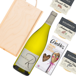 Buy Domaine Roger Neveu Pouilly-Fume - White Wine 75cl And Pate Gift Box