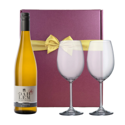 Buy Dr Dahlem Riesling Classic 75cl And Bohemia Glasses In A Gift Box
