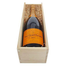 Buy & Send Magnum of Veuve Clicquot, NV, Wooden Box