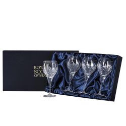 Buy & Send Royal Scot Crystal - Edinburgh - 4 Wine Glasses (Presentation Boxed)