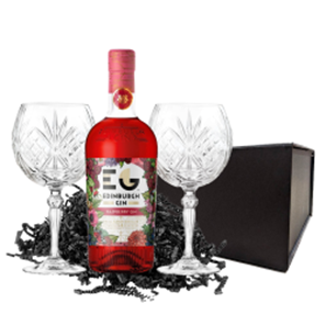 Buy Edinburgh Raspberry Gin 70cl And Melodia Copa Glass Gift Set