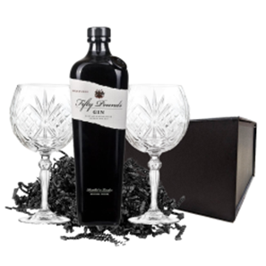 Buy Fifty Pounds Gin 70cl And Melodia Copa Glass Gift Set
