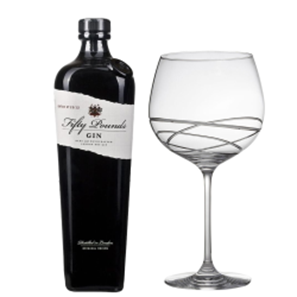 Buy Fifty Pounds Gin 70cl And Single Gin and Tonic Skye Copa Glass