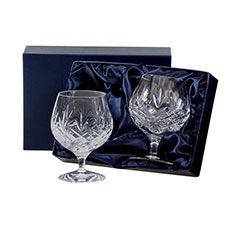 Buy Royal Scot Crystal - Edinburgh - 2 Crystal Brandy Glasses (Presentation Boxed)