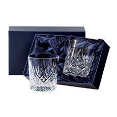 Buy Royal Scot Crystal - Edinburgh - 2 Crystal Whisky Tumblers (Presentation Boxed)