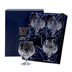 Buy Royal Scot Crystal - Edinburgh - 4 Crystal Brandy Glasses (Presentation Boxed)
