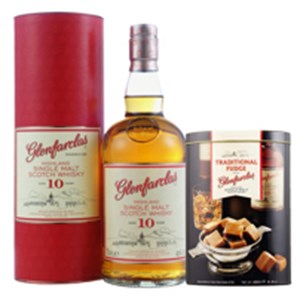 Buy Glenfarclas 10 Year Old 70cl & Traditional Fudge 250g