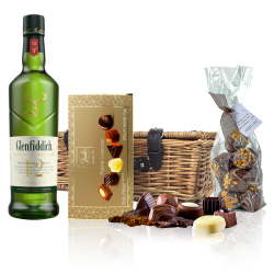 Buy Glenfiddich 12 Year Old Whisky 70cl And Chocolates Hamper