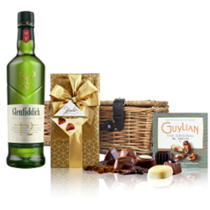 Buy Glenfiddich 12 Year Old Whisky 70cl And Chocolates Hamper