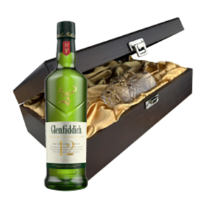Buy Glenfiddich 12 Year Old Whisky 70cl In Luxury Box With Royal Scot Glass