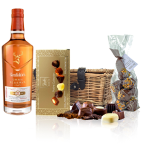 Buy Glenfiddich 21 Year Old Gran Reserve Whisky 70cl And Chocolates Hamper