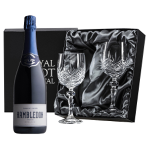 Buy Hambledon Classic Cuvee English 75cl, With Royal Scot Wine Glasses