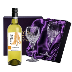 Buy Head over Heels Chardonnay, With Royal Scot Wine Glasses