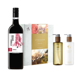 Buy Head over Heels Shiraz 75cl Red Wine with Arran After The Rain Hand Care Set