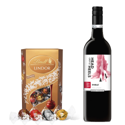 Buy Head over Heels Shiraz 75cl Red Wine With Lindt Lindor Assorted Truffles 200g