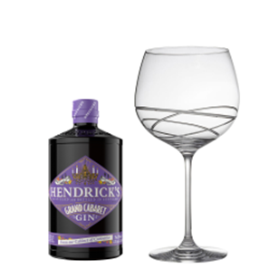 Buy Hendricks Grand Cabaret Gin 70cl And Single Gin and Tonic Skye Copa Glass