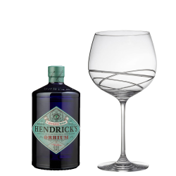 Buy Hendricks Orbium Gin 70cl And Single Gin and Tonic Skye Copa Glass