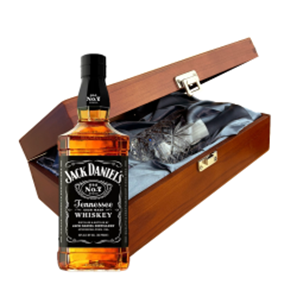 Buy Jack Daniels Old No.7 70cl In Luxury Box With Royal Scot Glass
