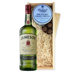 Buy Jameson Irish Whiskey 70cl And Dark Sea Salt Charbonnel Chocolates Box