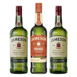 Buy Jameson Whiskey Trio, Triple Distilled, Orange, Stout Edition (3x70cl)