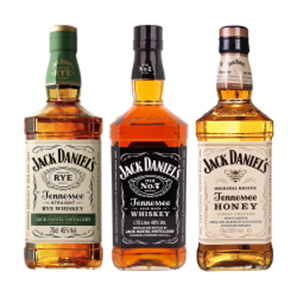 Buy Jack Daniels Trio Rye, Honey, No7 (3x70cl)