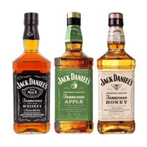 Buy Jack Daniels Trio Apple, Honey, No7 (3x70cl)
