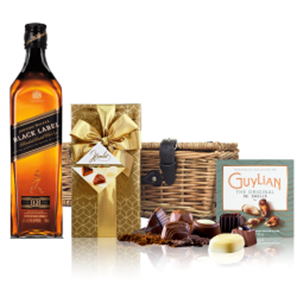 Buy Johnnie Walker Black Label 70cl And Chocolates Hamper