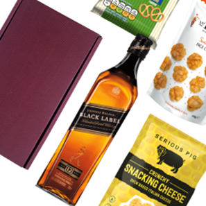 Buy Johnnie Walker Black Label 70cl Nibbles Hamper