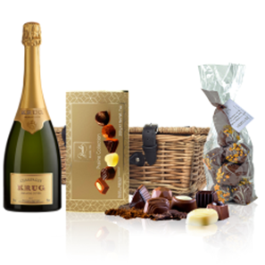 Buy Krug Grande Cuvee Editions Champagne 75cl And Chocolates Hamper