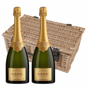 Buy Krug Grande Cuvee Editions Champagne 75cl Duo Hamper (2x75cl)