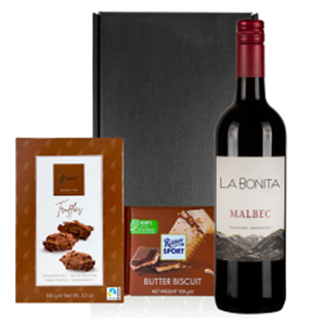 Buy La Bonita Malbec 75cl Red Wine And Chocolates Gift Box