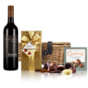 Buy La Bonita Malbec Reserve 75cl Red Wine And Chocolates Hamper