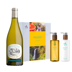 Buy La Forge Sauvignon Blanc 75cl White Wine with Arran Glenashdale Hand Care Gift Set