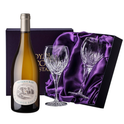 Buy La Forge Sauvignon Blanc, With Royal Scot Wine Glasses