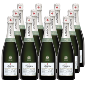 Buy Lanson Le Green Label Organic Champagne 75cl Case of 12