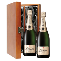 Buy Lanson Le Vintage 2009 75cl Twin Luxury Gift Boxed Champagne (2x75cl)