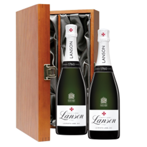Buy Lanson Le White Label Sec Champagne 75cl Twin Luxury Gift Boxed Champagne (2x75cl)