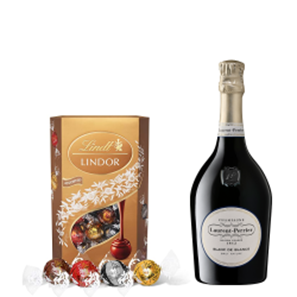 Buy Laurent Perrier Blanc de Blancs Champagne 75cl With Lindt Lindor Assorted Truffles 200g